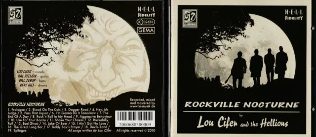 Lou Cifer & The Hellions - Rockville Nocturne (Teddy Boy Rock'n'roll Cd)