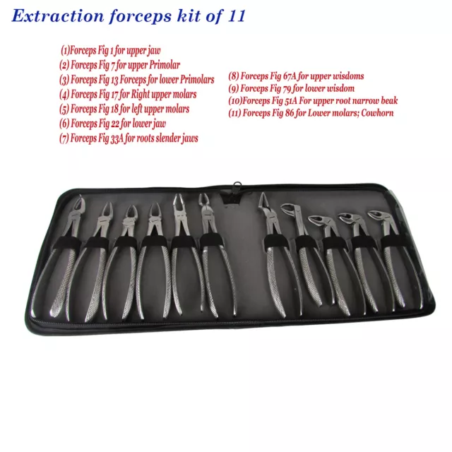 Dental Extraction Forceps Surgical Extracting Teeth Removal Oral Surgery forceps