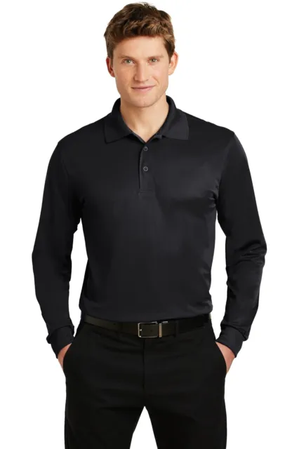 Sport-Tek Long Sleeve Micropique Sport-Wick Polo - ST657