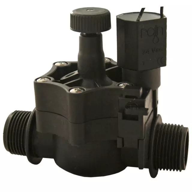 Elettrovalvola irrigazione giardino 3/4 MM 24Vac RN 155 Plus controllo flusso