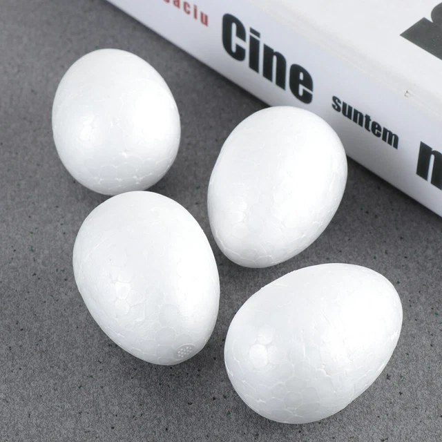 50 Uova Di Pasqua In Legno Intagliate Da Decorare – Grezze, 11,9 X 8,9 Cm, Con Foro Per Appendere, Ideali Per Pittura E Fai Da Te