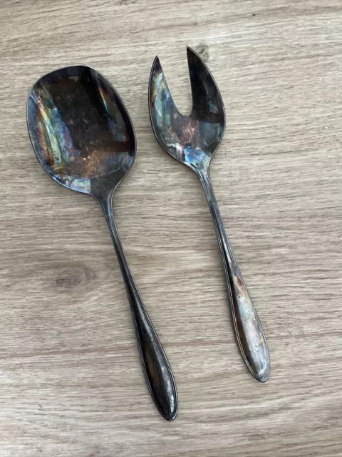WMF Salatbesteck Versilbert Alt