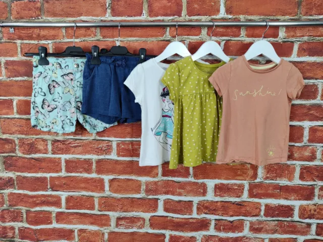 Girls Bundle Age 3-4 Years Gap Next Shorts T-Shirts Tops Summer Set Kids 104Cm