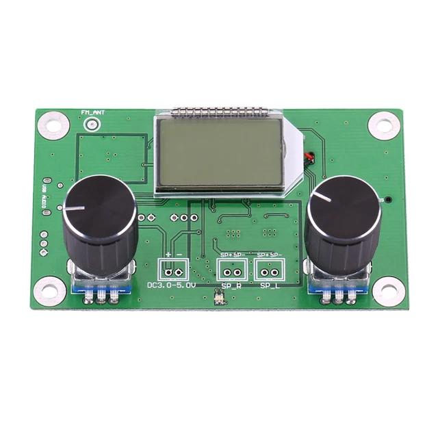 DSP& PLL DIGITAL Stereo FM Radio Receiver Module 87 - 108MHz ...