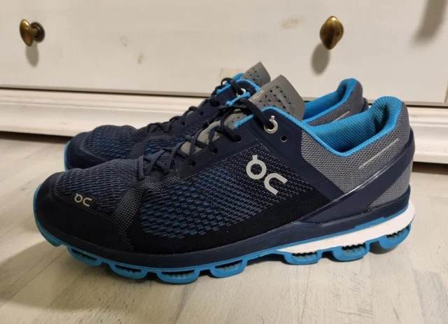 On Running Cloud Cloudsurfer Laufschuhe Runningschuhe Herren Gr. 44,5 blau - TOP