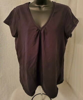 Planet Motherhood Womens Black Soot Shirt Top Blouse Size XL 16 18