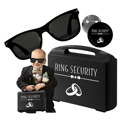 Agente Anello Security Set-Accessori per bambini fiori-Ring VALIGIA cuscino anello