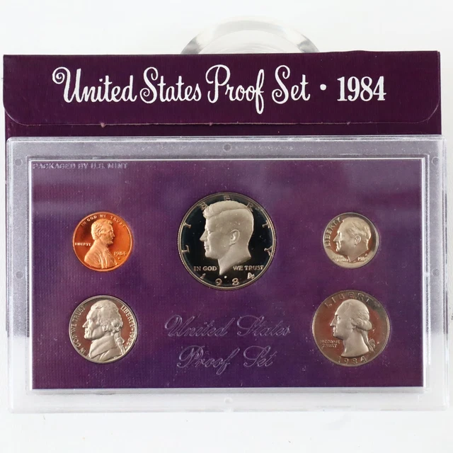 1984 US Proof Sets S San Francisco In Display Case Random Pick