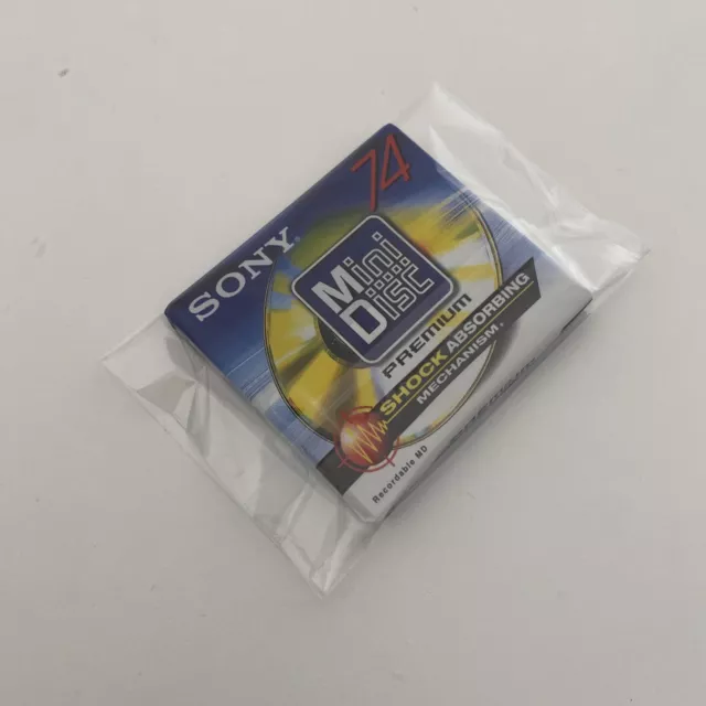 X1 Sony Premium 74 Blank Mini Disc- New & Sealed 3