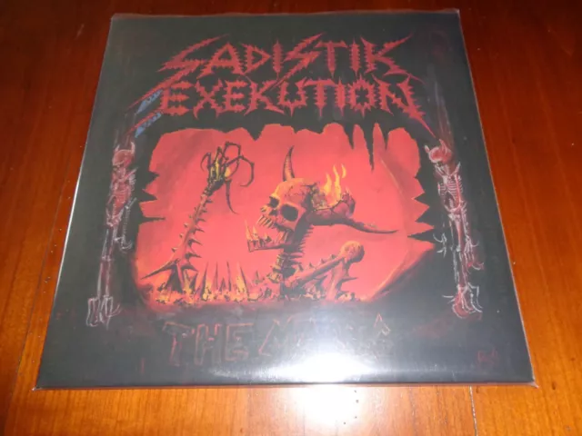 SADISTIK EXEKUTION "The Magus" LP Red Splatter Vinyl  Mayhem ROK Vomitor