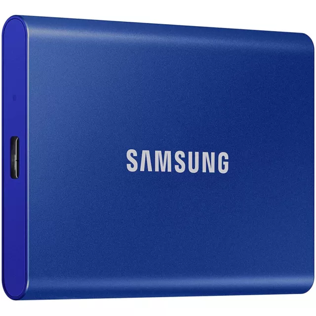 Samsung Memory T7 SSD External Portable USB-C Hard Drive - 1 TB - Blue