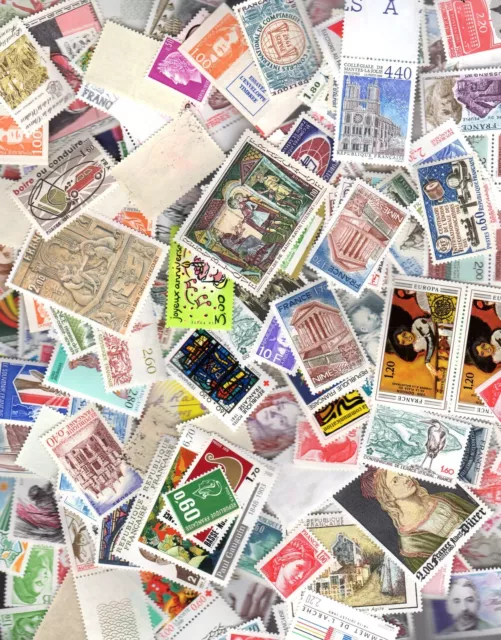 Lot De Timbres En Francs Sous Faciale Pour Affranchir  :  Lettres ,Paquets