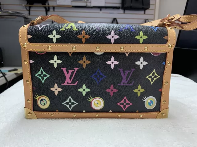 Louis Vuitton Murakami Eye Miss You Black Multicolor Bag 2