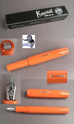 Plastica Bianca Kaweco Kaweco Penna Stilografica Skyline Sport Avvitabile Medio Punta 