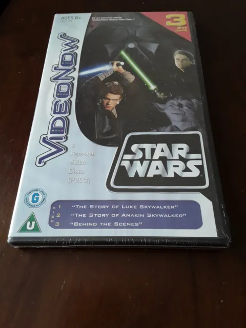 Star Wars Video Now Personal Video Disc 3 Disc Pack Brand New