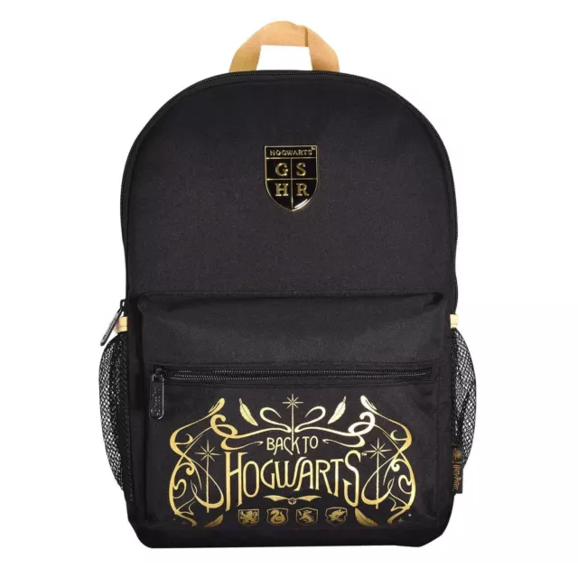 Wizarding World Harry Potter Back To Hogwarts Black Backpack - School Bag