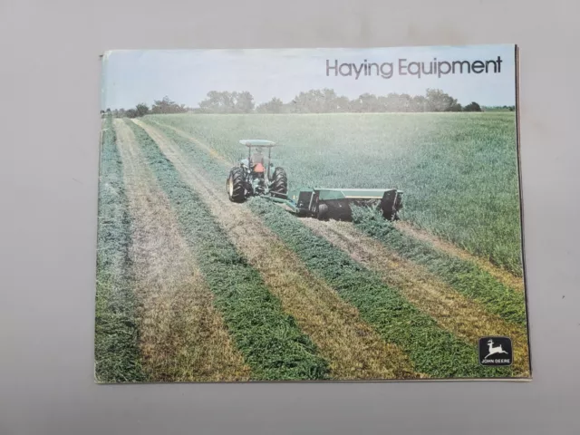 Vintage JOHN DEERE Tractor Sales Brochure - Haying Equipment (A)