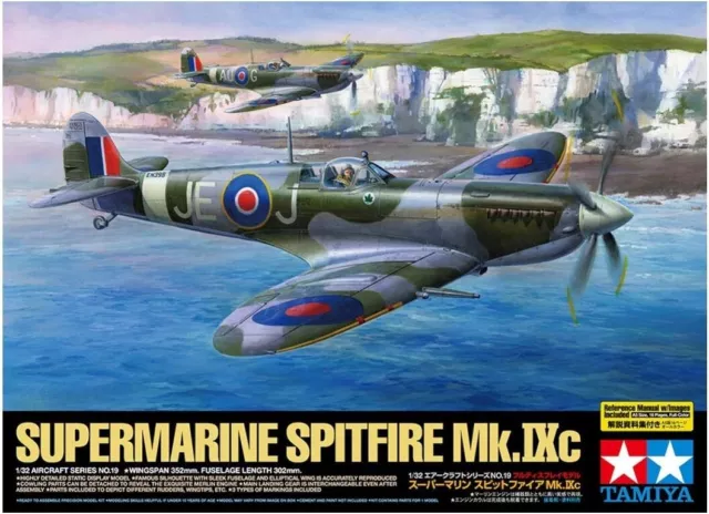 Tamiya Aircraft No.19 1/32 Supermarine Spitfire Mk.IX C 60319 Plastic Model