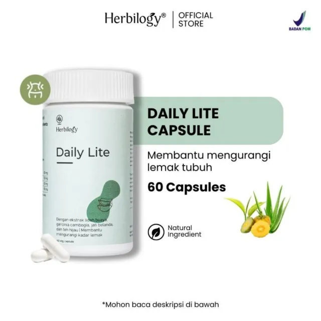 HERBILOGY Daily Lite cápsula adelgazante - 60 cápsulas