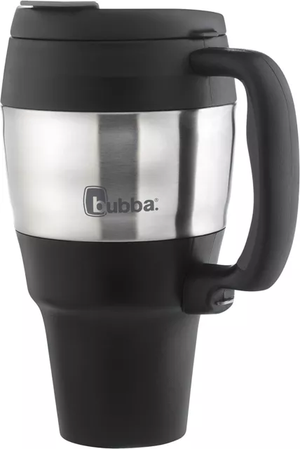 34 Oz Insulated Travel Mug Stainless Steel Thermal Coffee Cup Handle Black USA