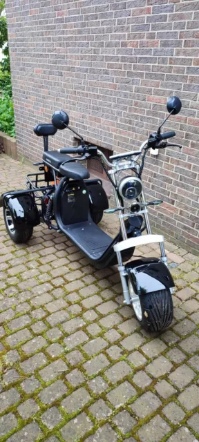 E-Scooter Coco Trike Bike bis zu 50 Km/H 60V 2000 Watt mit Straßenzulassung