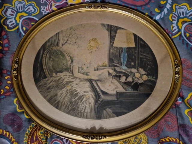 Ancienne gravure encadrée
