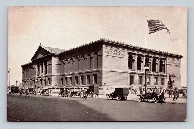 c1910 Postcard Art Institute Of Chicago IL Illinois Art Museum And Art School