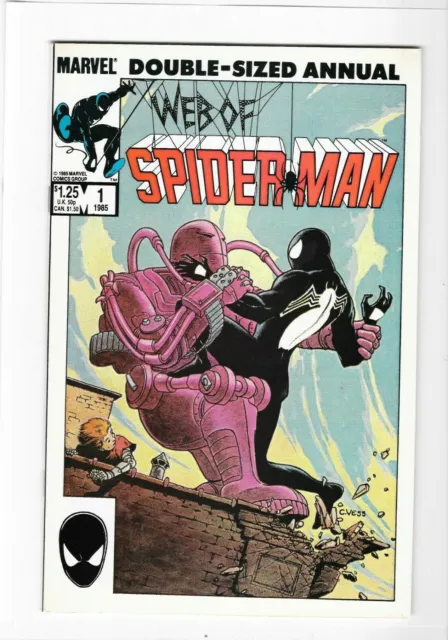 Web of Spider-Man Double-Sized Annual #1 (Marvel 1985)