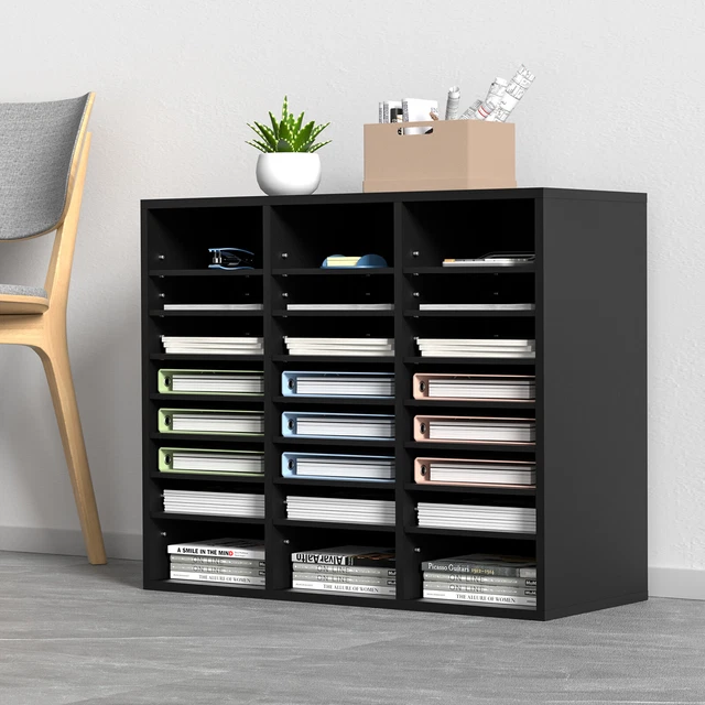 Organizzatore Per Documenti In Legno 36 Scompartimenti Totale Carico Singolo 10kg Rimovibili E Regolabili Portadocumenti 99 7 X 30 5 X 68 Cm Per Libri Documenti Fumetti Moduli 36 Scompartimenti P 010447539014