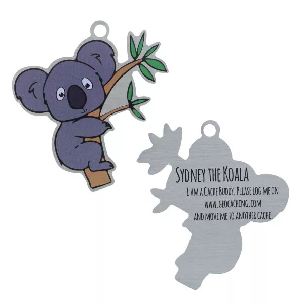 Sydney The Koala - travel tag Geocahing Numéro Travelbug Australie