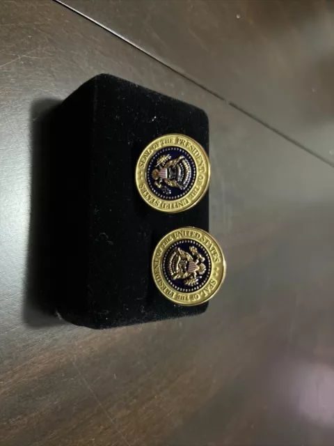 New - Seal Of The President Of The United States - Presidential Cufflinks - Rare