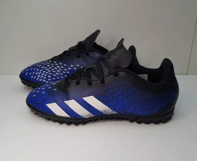 Adidas Goletto Vii Tf 2.5Uk Eu35 Boys Girls Blue Football Boots Astro Turf Shoes