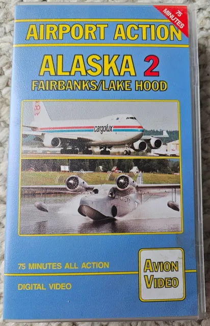 Airport Action Alaska 2 Fairbanks/Lake Hood Avion Vhs Video *New In Open Pkg!*