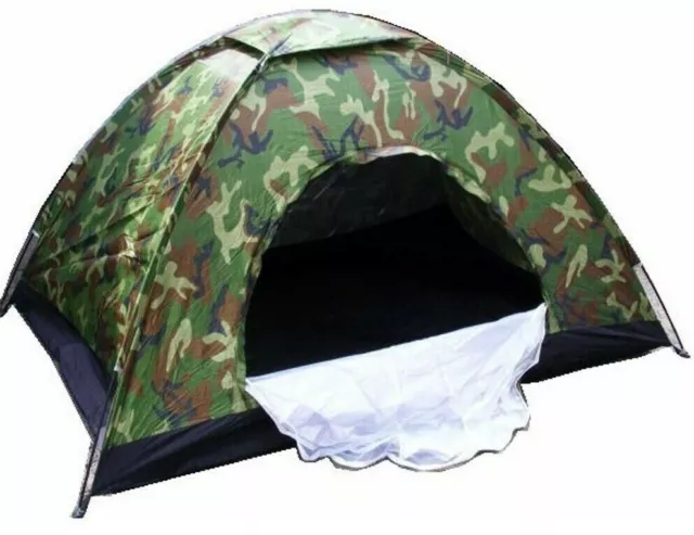 Tenda Da Campeggio Canadese 2 Posti Persone Militare Mare Campeggio reb