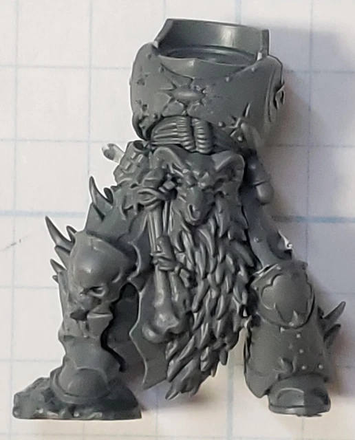 thumbnail interactive-video image 1 of Warhammer 40k Chaos Space Marine Bits – Heretic Marine Torso Legs #10-12, UK Made 1 of 2