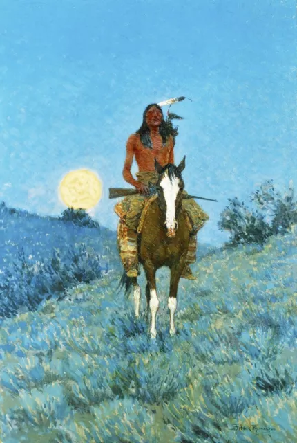 The Outlier by Frederic Remington Giclee Repro Canvas