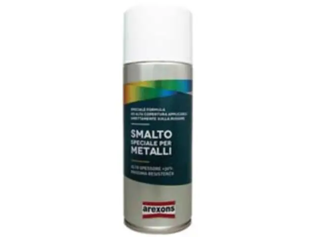 Smalto speciale metallo spray - ml.400 grigio argento brillante ral 7001 (3803)