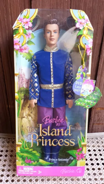 Island Princess Prince Antonio Ken Doll Suitor of Rosella Barbie