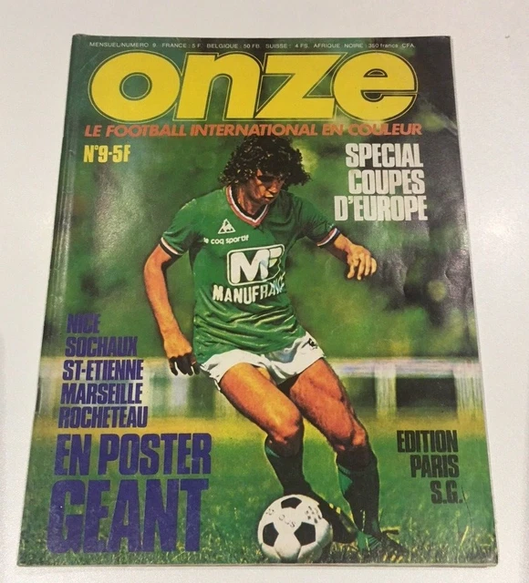 Attention Collector /! FOOTBALL ONZE n° 36 Décembre 1978 la grande