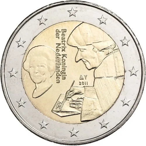 Pièce commémorative neuve de 2 euro  ( Pays - Bas 2011 )