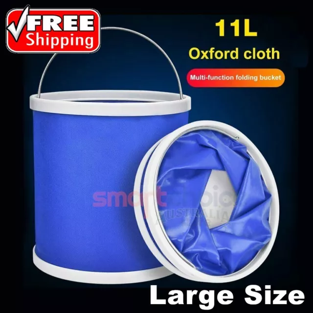 Large Size Foldable Collapsible Silicone Bucket Water Container Fishing Camping