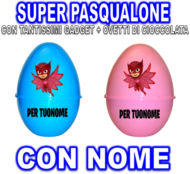 GUFETTA PJ MASKS Super Pasqualone Sorpresone Uovo Di Pasqua Con