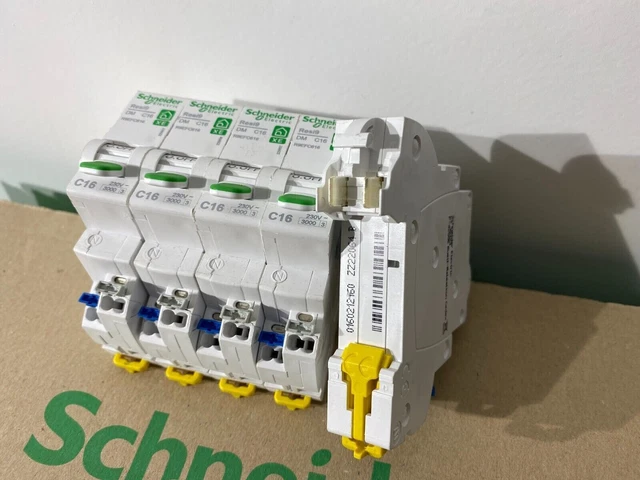Schneider Electric Disgiuntore Inseribile 1P+N 32A Curva C – Resi9 XE, Montaggio Rapido Senza Attrezzi, Protezione Circuiti Elettrici - 2