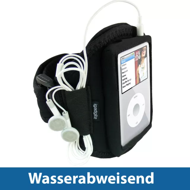Schwarz Sport Armband für Apple iPod Classic 80/120/160gb Jogging Fitness Tasche
