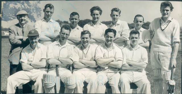 1954 Amateur Cricket Fleetwood Ramblers cricket league Press photo 8*4"