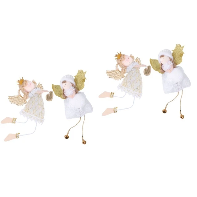 4 pcs Christmas Plush Doll Christmas Doll Ornament