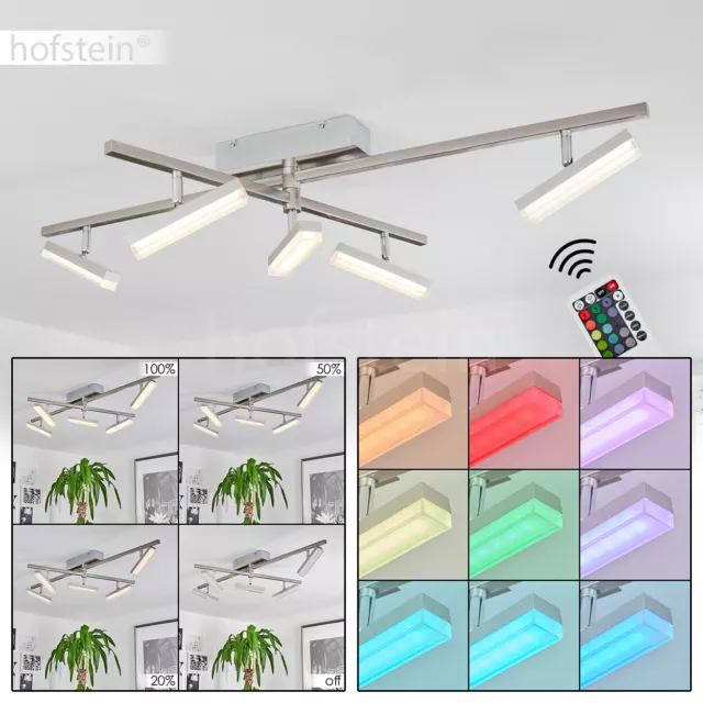 LED dimmbar RGB Farbwechsler Decken Lampe drehbar Flur Wohn Schlaf Raum Leuchten