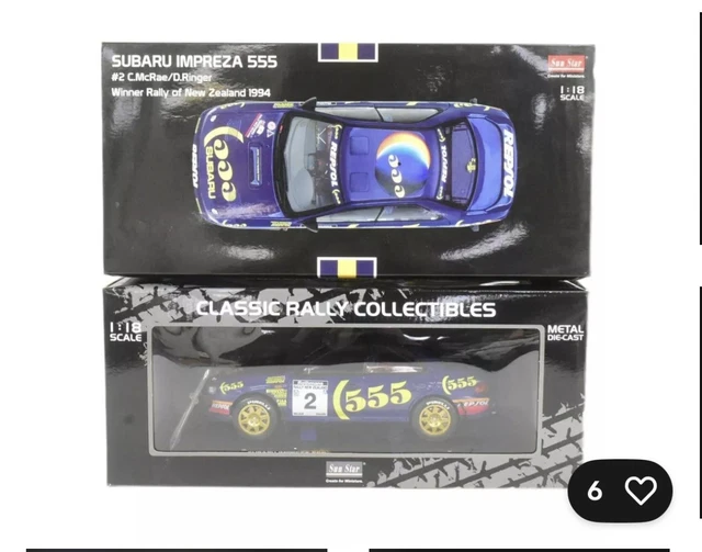 SUNSTAR SUBARU IMPREZA 555 #1 McRae/Ringer Winner Rally Catalunya 1996