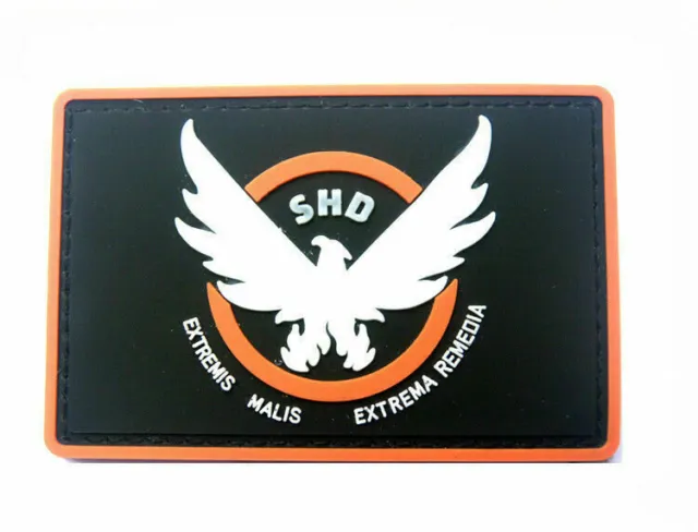 THE DIVISION SHD RUBBER 3D PVC BADGE PATCH Aufnäher TV-AIRSOFT - MOVIE - COSPLAY 2