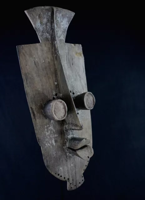 Art Africain Tribal Premier African Mask Maske - Ancien Masque Grebo  - 61 Cms